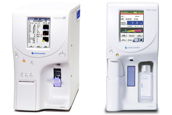 HbA1c/CRP測定装置、全自動血球計数測定装置